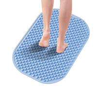 Reflexology Mat, Pressure Point Massage Pad, Silicone Foot Mat, Fatigue Design, Yoga Stress Reduction Tool, Home and Fitness Use, 20.08x15.35x0.98