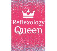 Reflexology Queen: Reflexology 6x9inch Notebook/Planner. Great gift for reflexologists/enthusiasts for Xmas, Birthday, Valentine's day, Anniversary or Mother's day.