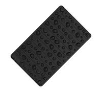 Reflexology Rock Mat - Massage Mat with Neuropathy Natural Pebble Texture, Enhances Blood Flow for Comfort, Multi Purpose Foot Pad Elderly and Long Sitting Adults, Waterproof Base