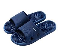 Reflexology Slippers Foot Massager for Plantar Fasciitis Acupressure Acupuncture Slippers Arthritis Pain Relief for feet Man Women Stress Relief Gifts (Blue, UK Men 7-7.5)