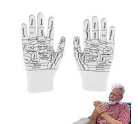 Reflexology Socks Gloves - Cotton 18x12cm | Reflexology Gloves Set Wearable Hand Massager Palm Meridian Glovess | Comfortable Wellness Aid for Relaxation Massage and Daily Stress R