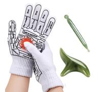 Reflexology Socks - Reflexology Gloves With Massage Stick | Point Massage Tool | Toe And Foot Relief Remedy For Foot Massage | Socks With A Diagram