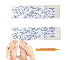 Reflexology Socks - Reflexology Socks | Massage Sock, Foot & Hand Massage with Tools, Marked Massages Sock & Gloves, Men's Size 40-45