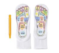 Reflexology Socks with Tools, Pressure Socks with Tool, Pressure Point Map Socks, Cotton Strending Tool Tired Foot Care for Body Adults Tomorrow Men