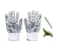 Reflexology Socks with Tools, Reflexology Socks - Foot Massage Socks and Tool to Facilitate , Fatigue , Manual Foot Hand Massagers for Women, Men, Adults,