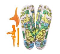 Reflexology Socks with Tools, Reflexology Socks, Massage Socks with 3 Massage Tools, Foot Reflexology Socks, Pressure Point Socks, 2 Pairs, for Beginners, Reflexology Socks