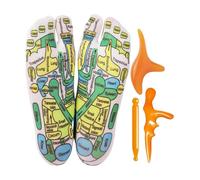 Reflexology Socks with Tools, Reflexology Socks, Massage Socks with 3 Massage Tools, Foot Reflexology Socks, Pressure Point Socks, 2 Pairs, for Beginners, Reflexology Socks