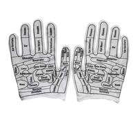 Reflexology White Professional Massage Glove Pressure Release Three Language Can Choose
