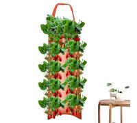 Reflimand Hanging Grow Bags, Hanging Planter Grow Bag, Multifunction Vegetable Flower Strawberry Planter Pouch, Breathable Plant Growing Pouch for Vertical Gardening, for Carrot Tomato Potato Roses