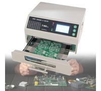 Reflow Oven 0-280°C Automatic Soldering Machine, 180x235mm Welding Area, 8 Temperature Waves for Circuit Board Soldering