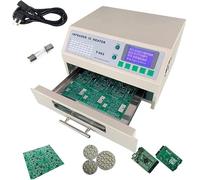 Reflow Oven, 800W Automatic Soldering Machine with Infrared Heater and Hot Air Circulation for PCB SMT Soldering and Proofing