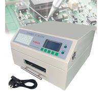 Reflow Oven, 800w T962/1500w T962A/2500w T962C, Automatic Reflow Soldering Machine, Professional Infrared Heater, for PCB SMT Soldering Proofing,T-962A