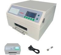 Reflow Oven, Automatic Reflow Soldering Machine 180X235Mm/300X320Mm Professional Infrared Heater Soldering Machine with Hot Air Circulation, Max 300℃,T962/800W,T962A/1500W