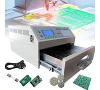 Reflow Soldering Machine, 1500W Infrared Heater for BGA SMD SMT, Desktop Solder Oven, Rework Station, Soldering Station for Efficient Repair and Assembly