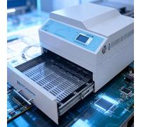 Reflow Soldering Machine with Micro-Computer Control, Drawer Type Lead Infrared IC Heater, 11.8x12.2in Soldering Area, Efficient Electronics Assembly Tool