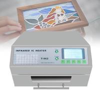 Reflow Soldering Oven, 2500W Glass Automatic Infrared Heating Machine, 800W/1500W Rework Station, High-Efficiency Reflow Oven for Circuit Board Repairs