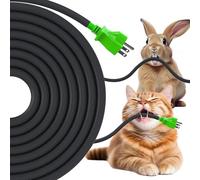 REFLYING 3 Meters-8mm Self Wrap Cable Sleeve, Dogs Cats Cord Protector, Hiding 1 Wire, Cable Tidy Solution Prevent Pets from Chewing Cable Wires, Expandable Braided Sleeve, Black