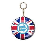 Reform Party - Reform Logo ON Union Jack - 58mm Keyring Bottle Opener