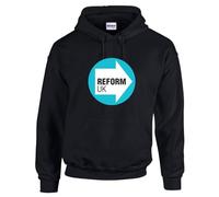 Reform UK Let's Make Britain Great Again Political Farage TICE Hoodie Black