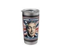 Reform Will FIX IT - Nigel Farage & British Reform UK Party Stainless Steel Insulated Tumbler