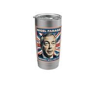 Reform Will FIX IT - Nigel Farage & British Reform UK Party Stainless Steel Insulated Tumbler