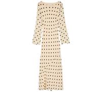Reformation Esra Polka dot Chiffon Maxi Dress - White - S (UK8-10 / S)