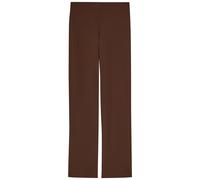 Reformation Gale Straight-leg Crepe Trousers - Brown - M (UK12 / M)