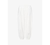 Reformation Womens Reformation Aven Stretch-Cotton Trousers White M
