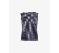 Reformation Womens Reformation Dusk Polka-Dot Stretch-Jersey Top Dream Dot S