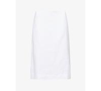 Reformation Womens Reformation Fleur Column Linen Midi Skirt White 6