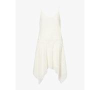 Reformation Womens Reformation Jessamy Embroidered Woven Midi Dress Cream XS
