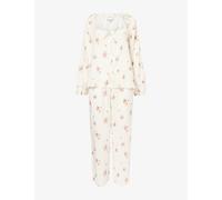 Reformation Womens Reformation Paloma Floral Cotton-Blend Pyjama Set Maven L