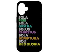 Reformed Christian Five 5 Solas Reformation Day Church Case for iPhone 16