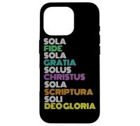 Reformed Christian Five 5 Solas Reformation Day Church Case for iPhone 16 Pro