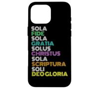 Reformed Christian Five 5 Solas Reformation Day Church Case for iPhone 16 Pro Max