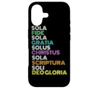 Reformed Christian Five 5 Solas Reformation Day Church Case for iPhone 17