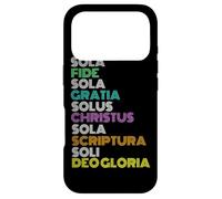 Reformed Christian Five 5 Solas Reformation Day Church Case for iPhone 17 Pro