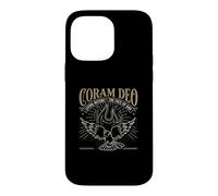 Reformed Theology Coram Deo Christian Fire Dove Faith Design Case for iPhone 14 Pro Max