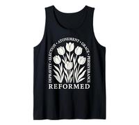Reformed Theology Depraved Elect Atone Grace Persevere Tulip Tank Top