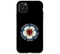 Reformed Theology Five Solas Lutheran Flower Cross Christian Case for iPhone 11 Pro Max