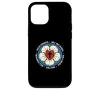 Reformed Theology Five Solas Lutheran Flower Cross Christian Case for iPhone 12/12 Pro