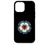 Reformed Theology Five Solas Lutheran Flower Cross Christian Case for iPhone 12 Pro Max