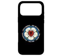 Reformed Theology Five Solas Lutheran Flower Cross Christian Case for iPhone 17 Pro Max