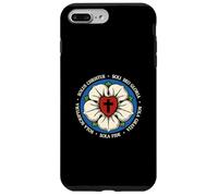 Reformed Theology Five Solas Lutheran Flower Cross Christian Case for iPhone 7 Plus/8 Plus
