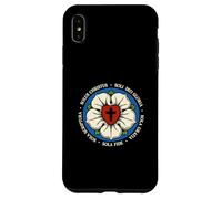 Reformed Theology Five Solas Lutheran Flower Cross Christian Case for iPhone XS Max