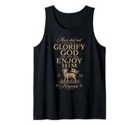 Reformed Theology Glorify God Christian Westminster Quote Tank Top