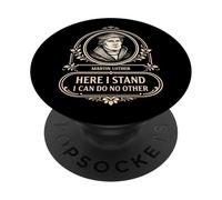 Reformed Theology Martin Luther Here I Stand Quote PopSockets Adhesive PopGrip
