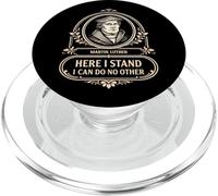 Reformed Theology Martin Luther Here I Stand Quote PopSockets PopGrip for MagSafe