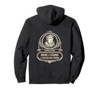 Reformed Theology Martin Luther Here I Stand Quote Pullover Hoodie