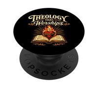 Reformed Theology of Worship, Scripture & the Burning Heart PopSockets Adhesive PopGrip